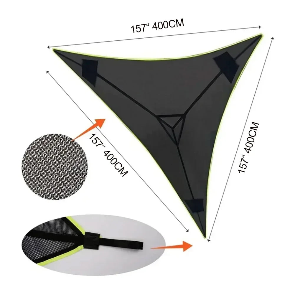 Portable Triangle Hammock Anti-Rollover Camping Hammock