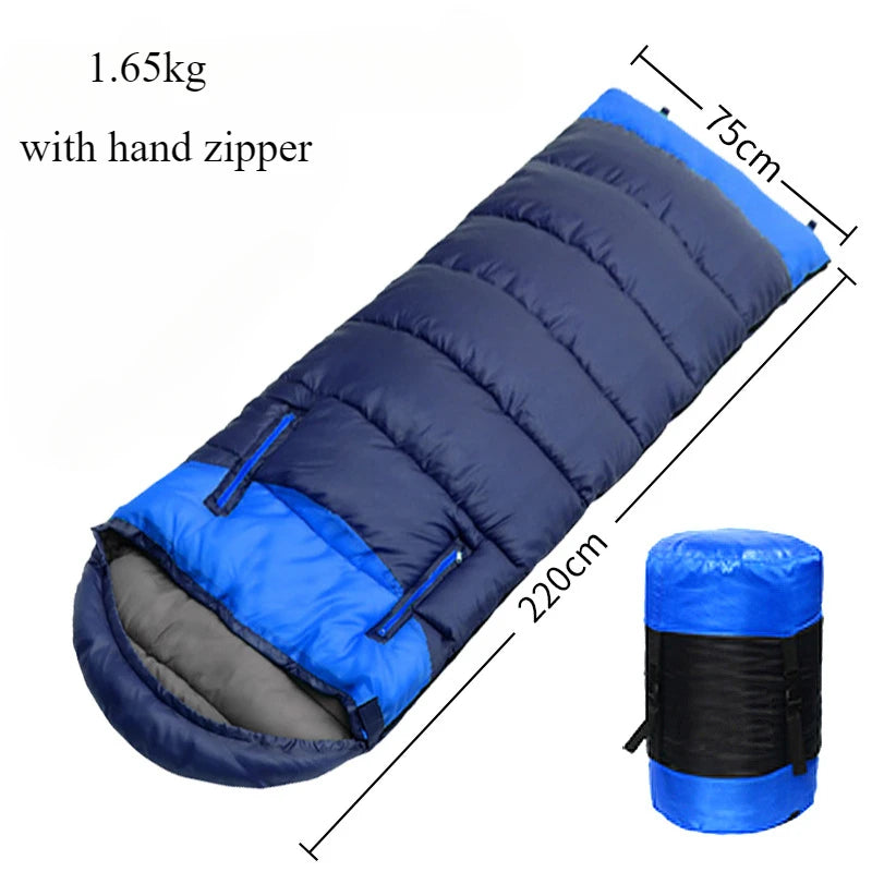 Camping Sleeping Bag Ultralight Waterproof 4 Season Warm Envelope Backpacking Sleeping Bag for Adults Outdoor Traveling Hiking