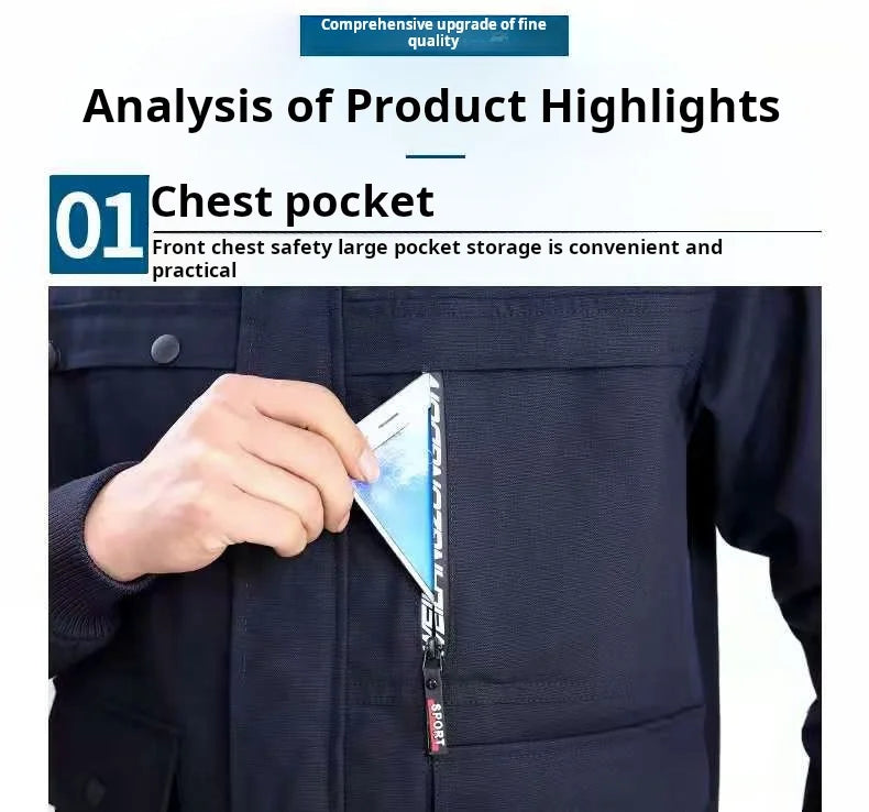 Men's Protective Clothing Two Piece Set