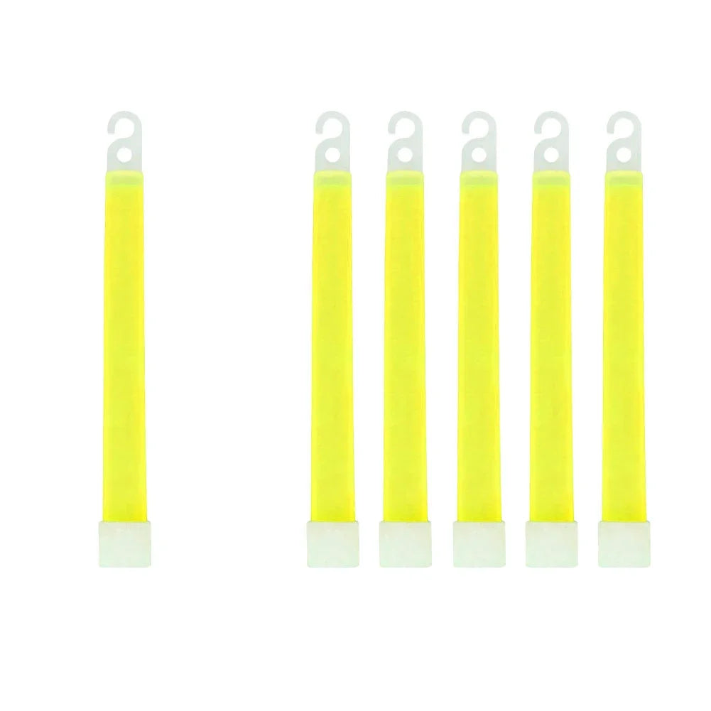 1-50pcs Glow Sticks with Hook 6 inch Fluorescence