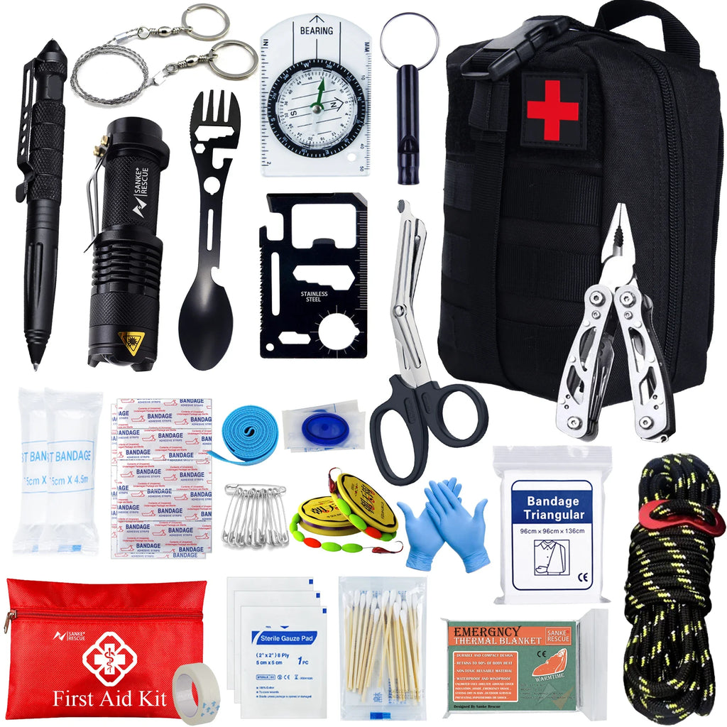 Tactical First Aid Kit In The Car Acessories