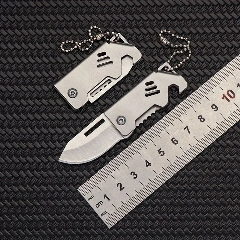 Mini Folding Pocket Knife Keychain