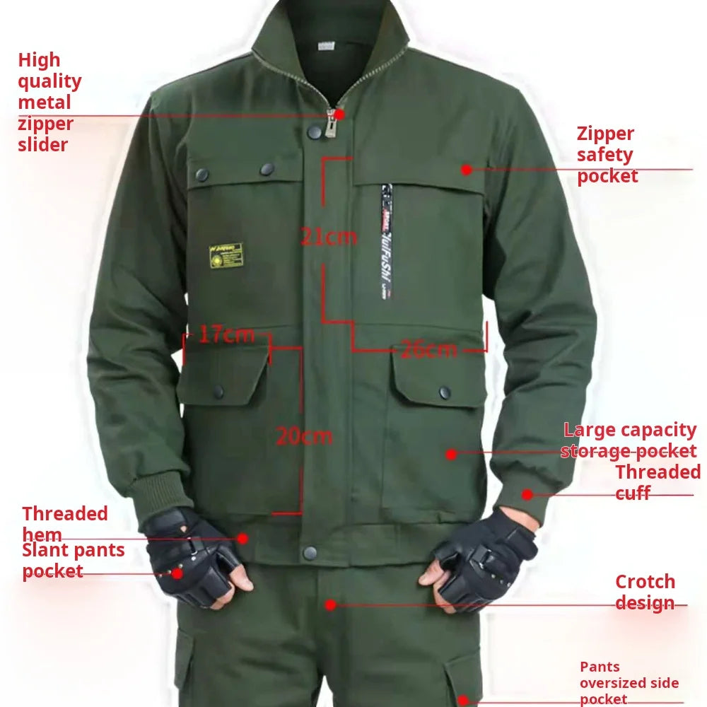 Men's Protective Clothing Two Piece Set