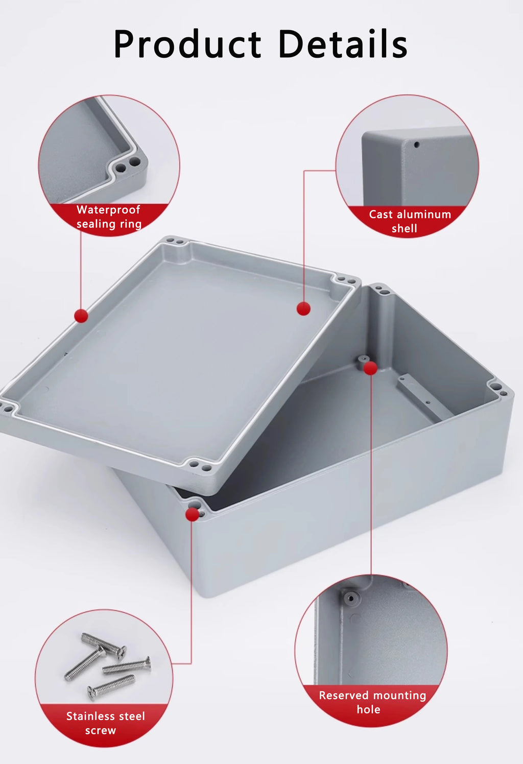 Cast Aluminum Waterproof Junction Box - Explosion-Proof