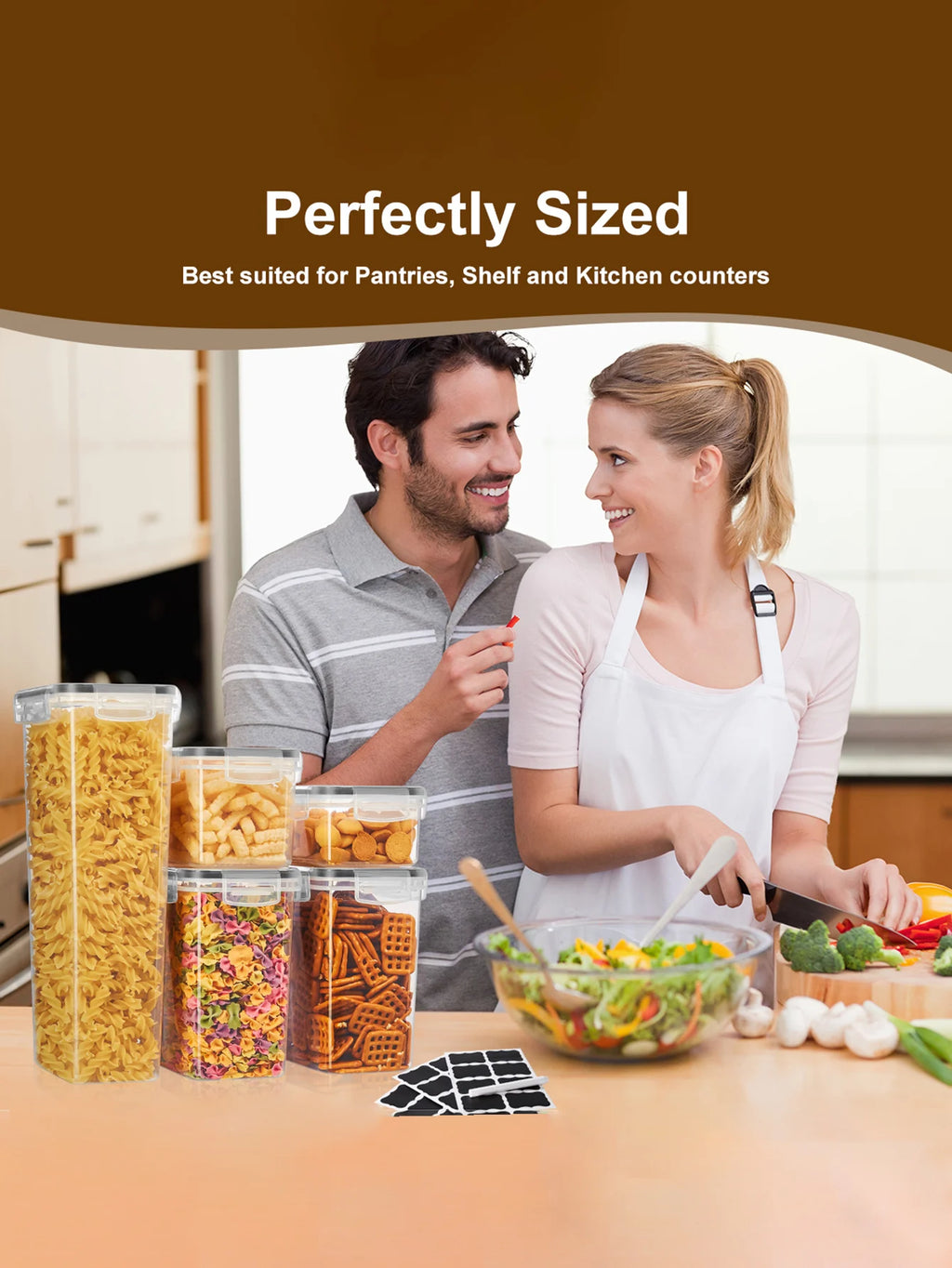 48pcs,Sealed food storage containers