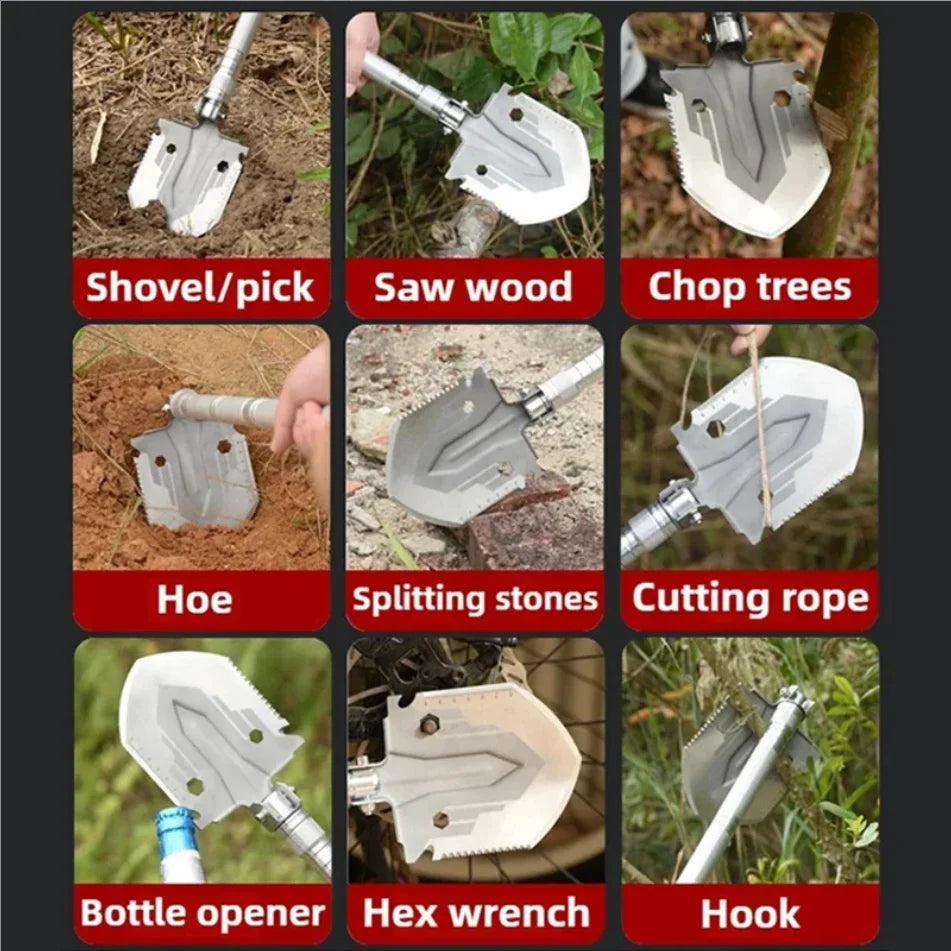 Multifunctional Shovel Folding Military Shovel Self-defense\