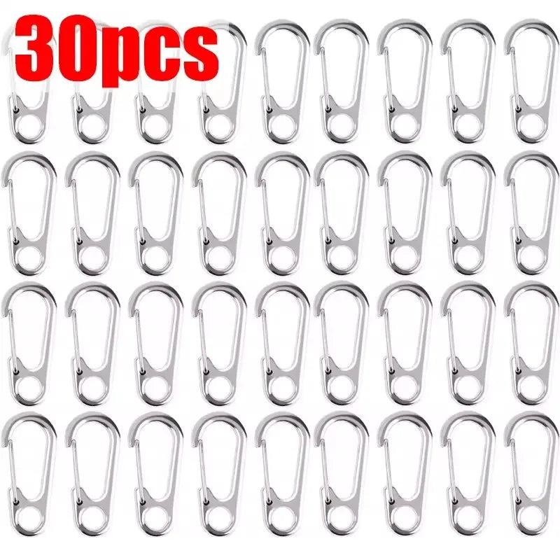 Multifunctional Zinc Alloy Carabiner Keychain Clip Hook