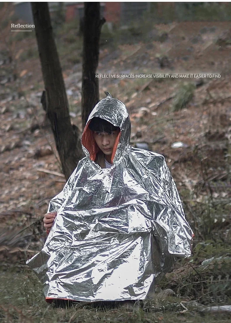 Emergency Weather Resistant Raincoat - Waterproof